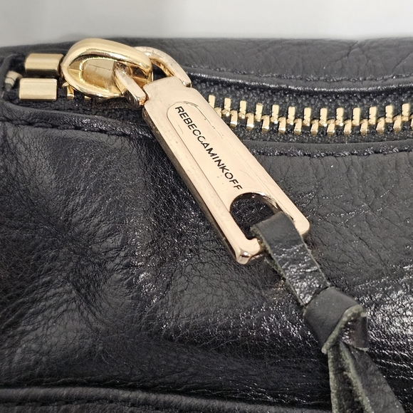 Rebecca Minkoff Mac Daddy NWOT Extra Fringe Dust Cover Black with Gold Hardware - Picture 8 of 16